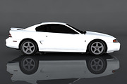 1995 Ford Mustang, a Cars & Vehicle 3D Model by valtriiu (Thumbnail 3 of 12)
