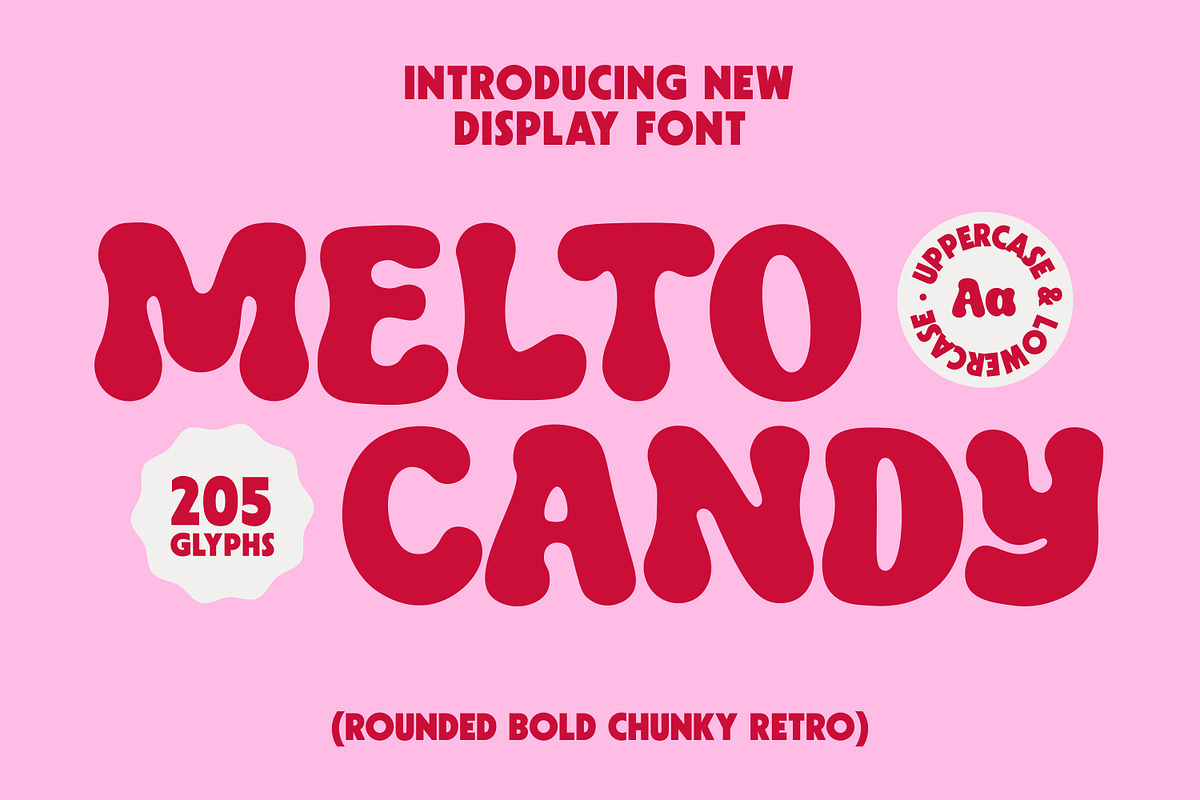 Melto Candy - Bold Display Font, a Font by Studio Moara (Photo 2 of 13)