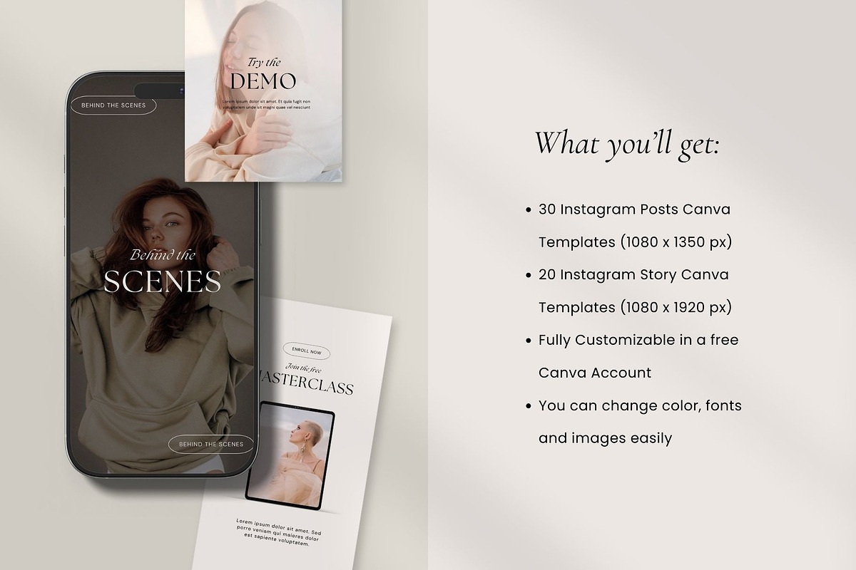 LUCID Coach Instagram Templates, a Social Media Template by BoldNStudio (Photo 3 of 9)