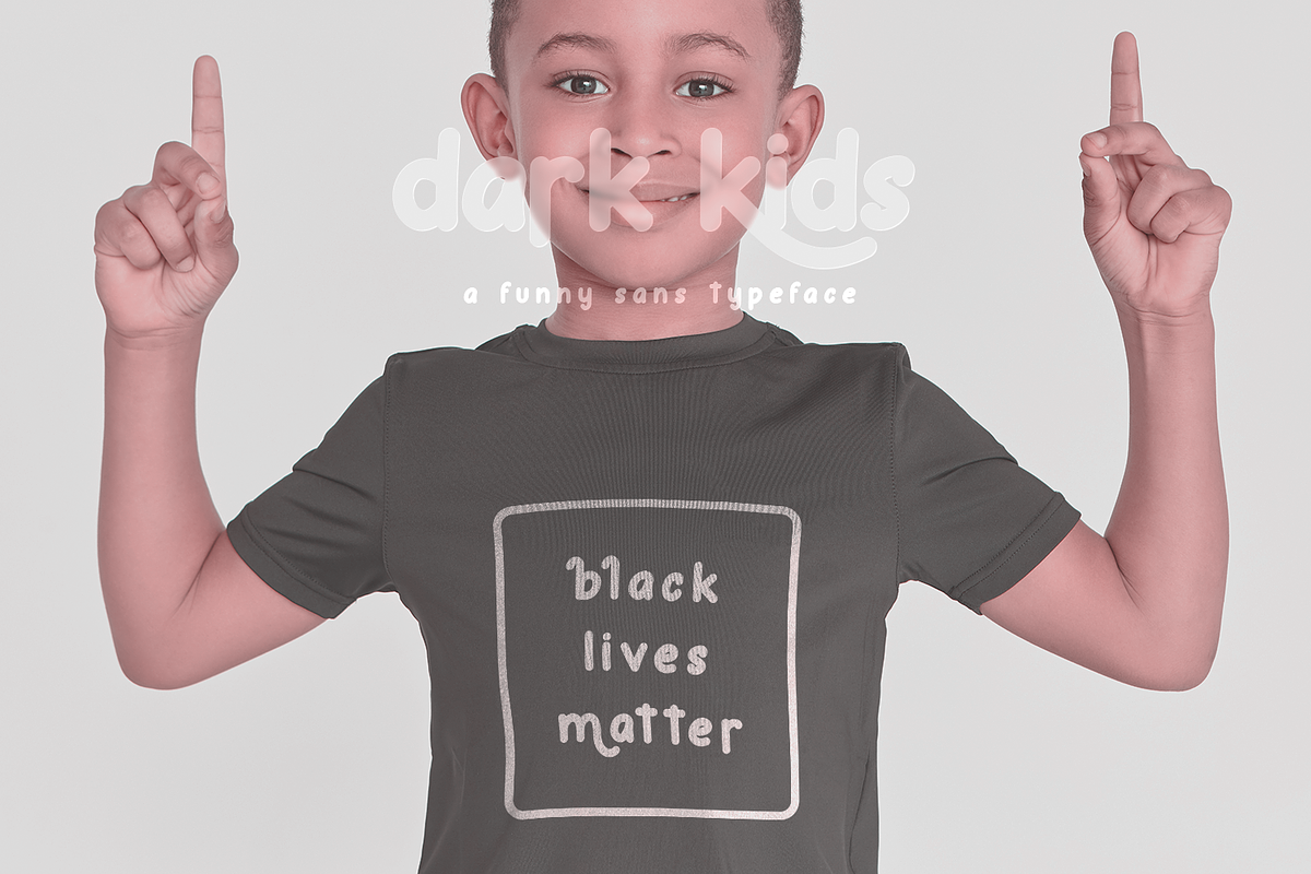 Dark Kids - A Funny & Playful Font, a Font by Pixesia Studio (Photo 7 of 10)