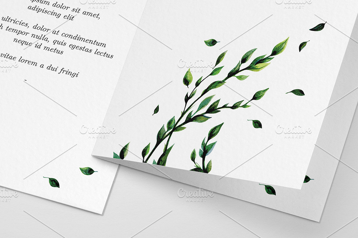 Floral Watercolour Invitation, an Invitation Template by BooTique (Photo 2 of 3)