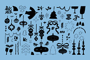WINTER OVERLAYS | CHRISTMAS CLIPART, a Decorative Illustration by Favete Art (Thumbnail 4 of 21)