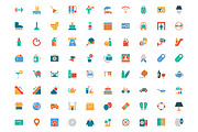 Hotel and Restaurant Colored Icons, a Solid Icon by Creative Stall (Thumbnail 2 of 4)