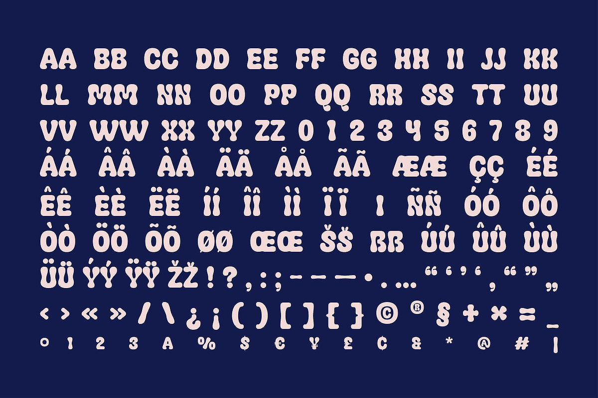 Christmas Statement – Bubble Font, a Sans Serif Font by Casloop Studio (Photo 8 of 9)