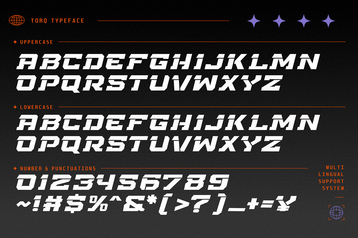 Torq – Futuristic Display Font, a Sans Serif Font by figuree studio (Photo 5 of 10)