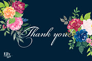 Watercolor flowers clip art, an Illustration by Elly Studio (Thumbnail 9 of 9)