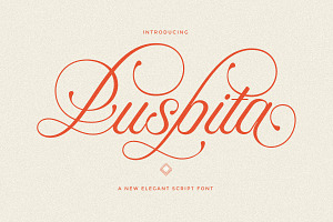 Puspita Script font, a Script Font by Letter Fresh
