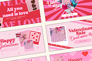 Retro Valentines Web Banners, a Marketing Template by The Pixel Palace (Thumbnail 4 of 7)