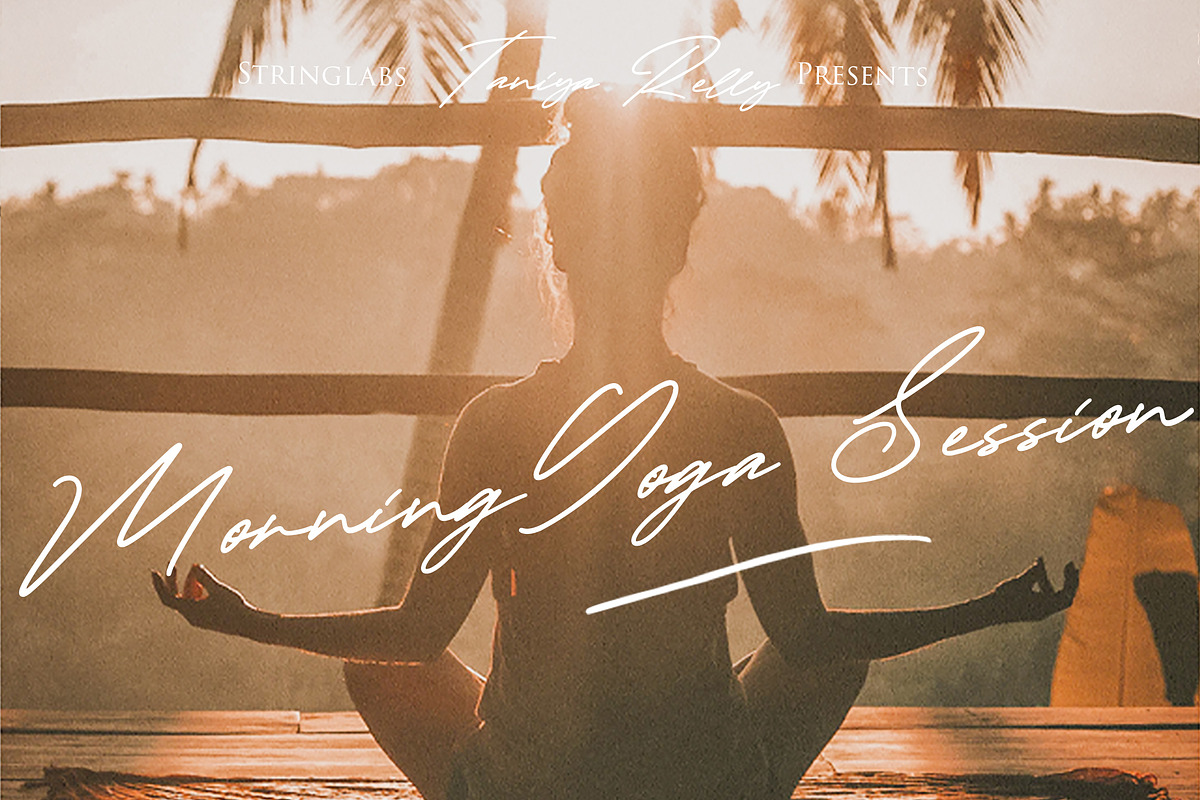 Taniya Relly - Luxury Signature Font preview 3