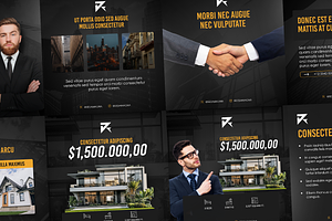 Social Media Template Real Estate, a Graphic by StephenResponte