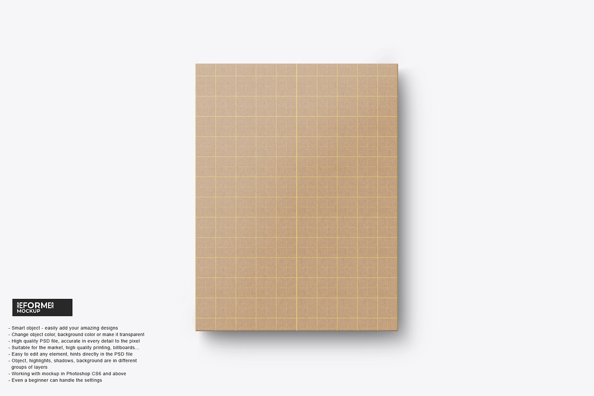 Kraft Box with Pasta Mockup, a Packaging Mockup by Reformer Mockup (Photo 4 of 4)