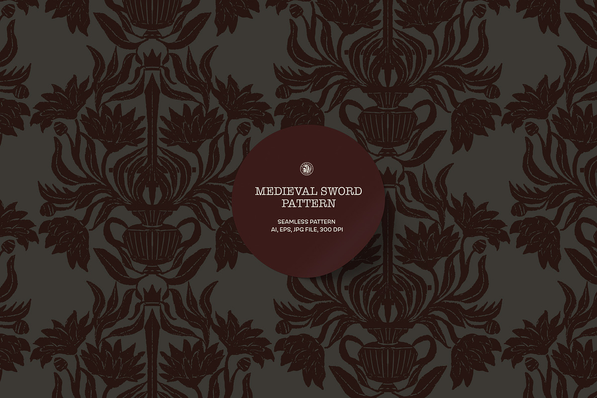 Medieval Sword Wallpaper, a Wallpaper Graphic by Bloomart Studio (Photo 1 of 6)
