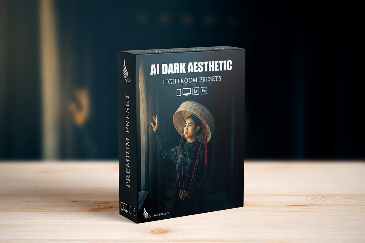 AI Dark Aesthetic Lightroom Presets, a Preset Add-On by AAA Presets (Photo 2 of 23)