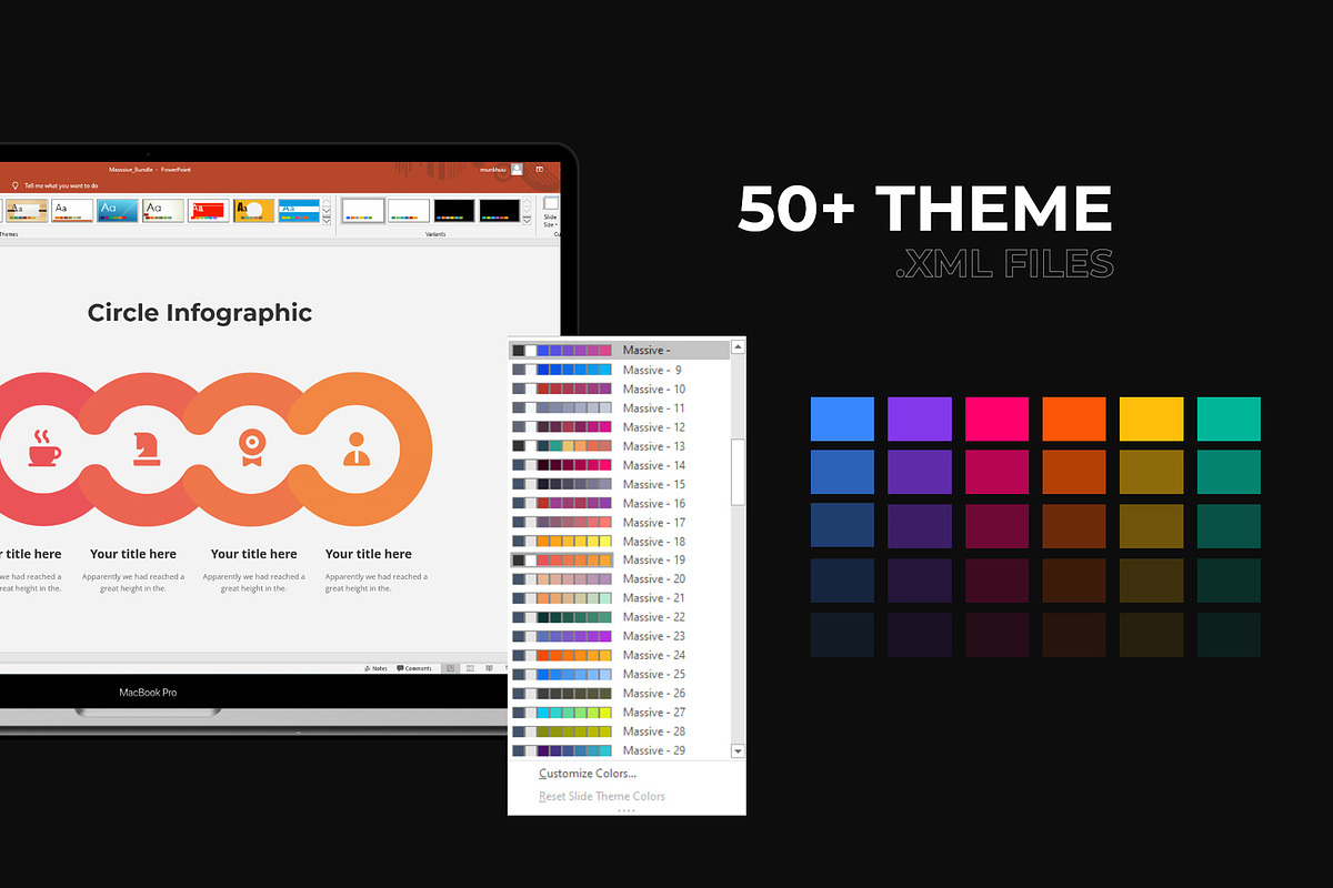 Massive Infographic Template, a Presentation Template by MNML Agency (Photo 6 of 63)