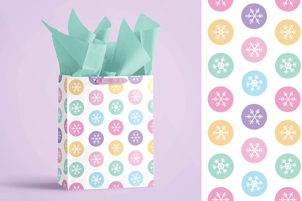 Pastel Christmas Seamless Pattern, a Pattern Graphic by Alanna Messina Design Co (Photo 8 of 8)