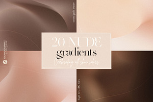 Nude Gradient Textured Backgrounds