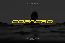 Copacro - Modern Sports Typeface