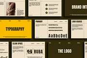 Ruba | Brand Guidelines Presentation, a Presentation Template by Artisan Vibes (Thumbnail 2 of 11)