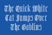 CS Namika Stitched, a Blackletter Font by Craft Supply Co. (Thumbnail 6 of 8)