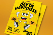 Day of Happiness Flyer Set, a Flyer Template by graphicook (Thumbnail 2 of 3)