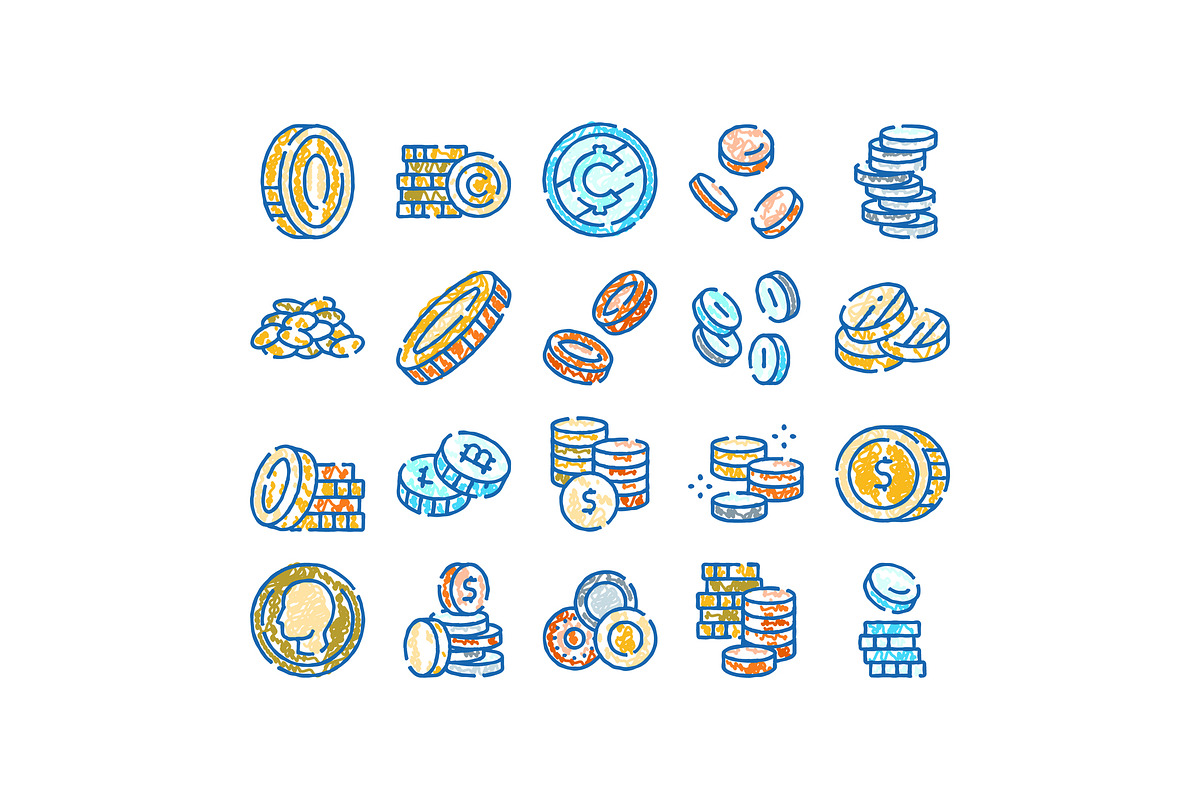 Various money coins finance business, an Object Graphic by pikepicture (Photo 1 of 3)