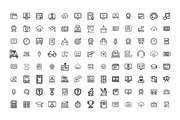 Education & E-Learning Line Icons, an Outline Icon by gstudiovect21 (Thumbnail 4 of 6)
