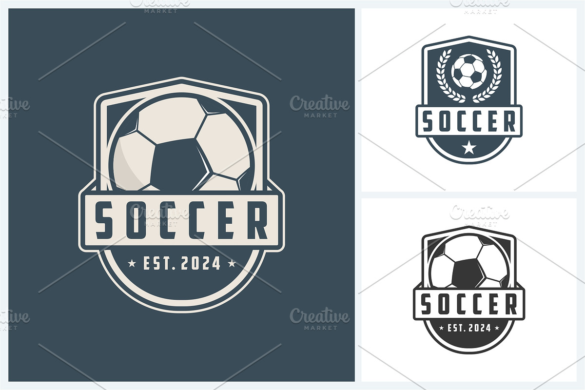 Soccer Logo Sport Design Template, a Branding & Logo Template by jundio studio