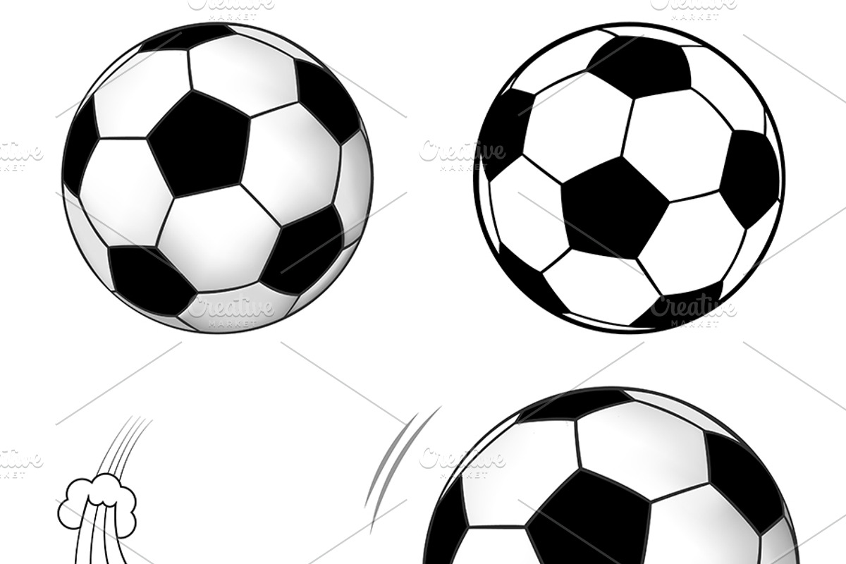 Soccer posters and silhouette player, a Decorative Illustration by TAlex (Photo 4 of 6)