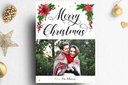 Christmas Card Photoshop Template, a Card Template by Nifty Template Studio (Thumbnail 2 of 8)
