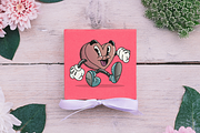 Cartoon Valentines Heart, an Illustration by Inkwell Supply Co (Thumbnail 8 of 10)