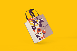Eco Bag Mockup, a Packaging Mockup by Qaleb Studio