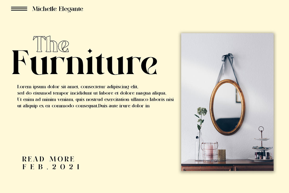 Michelle Elegante, a Serif Font by INKSUN™ (Photo 5 of 10)
