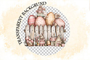 Whimsical Easter Eggs Fence Clipart, an Illustration by SVGArt (Thumbnail 5 of 7)
