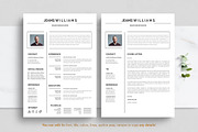 Professional Resume CV Template, a Resume Template by Blackcloud_Creations (Thumbnail 5 of 8)