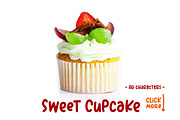 Sweet Cupcake, a Font by MLKWSN (Thumbnail 13 of 13)