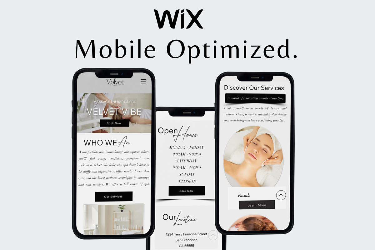 Wix Website For Spa, Cosmeticians preview 6