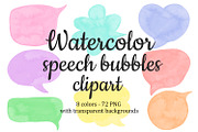 Speech bubbles clouds, an Object Graphic by SweetRenieDesigns (Thumbnail 1 of 4)