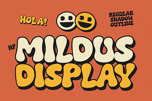 HF Mildus Bubbly, a Font by 24Design Studios
