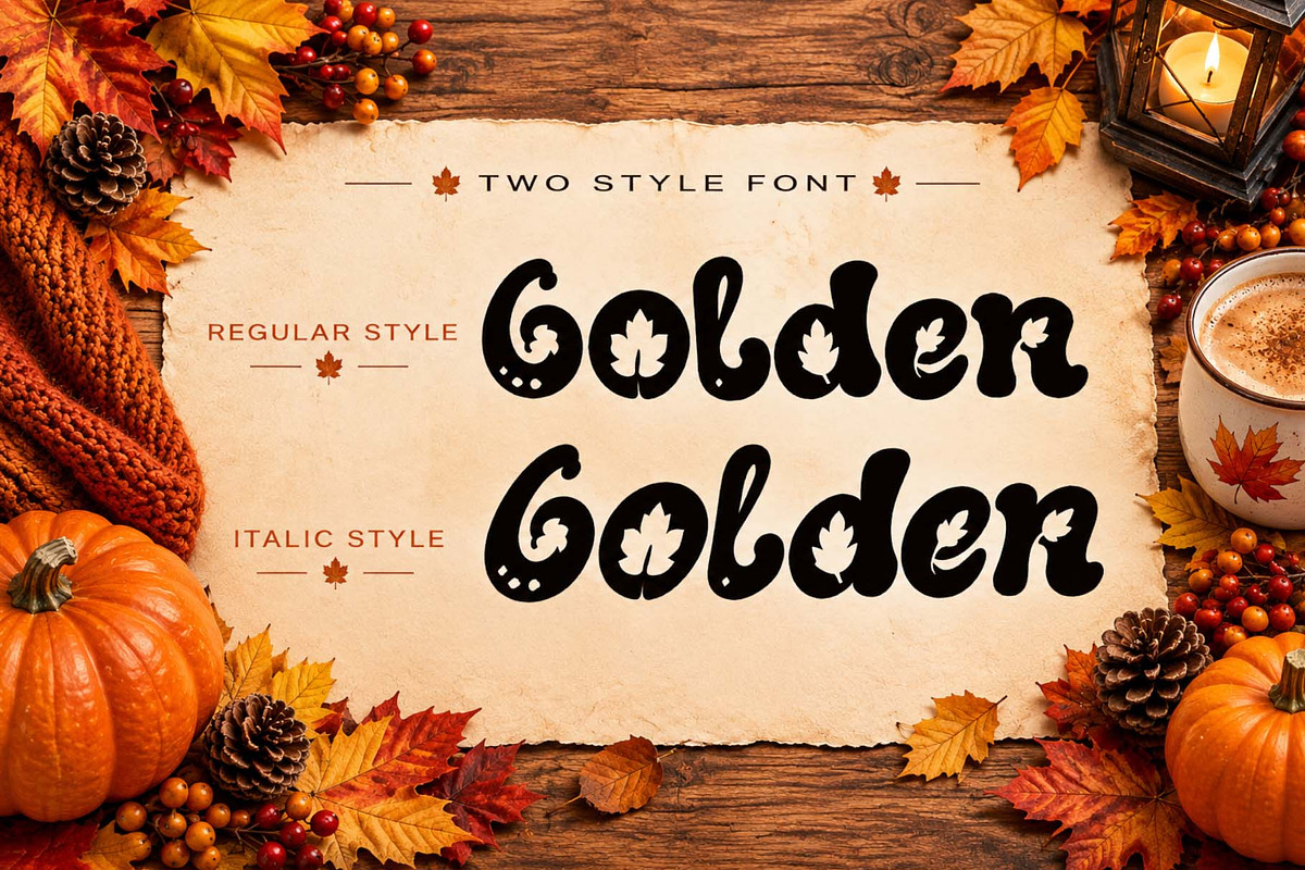 Autumn Reverie, a Handwritten Font by Yoga Letter (Photo 5 of 9)