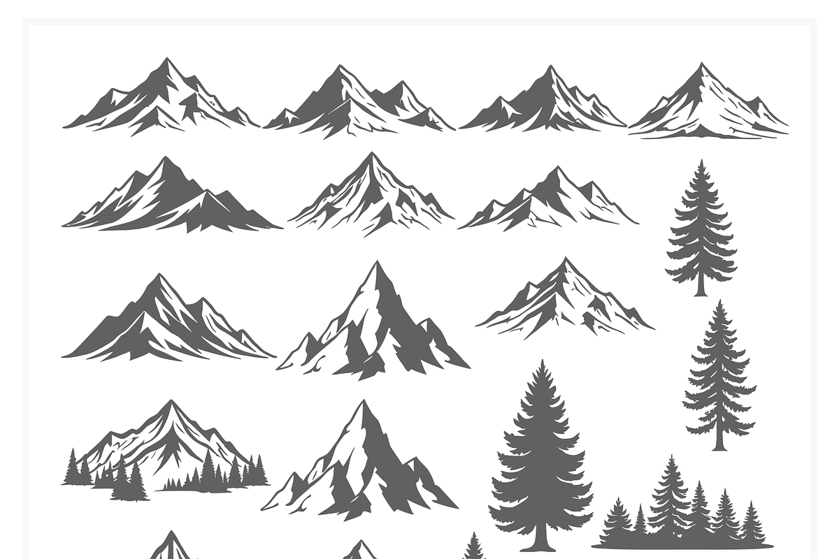 Majestic Mountain Illustrations, a Decorative Illustration by CarWrap design (Photo 2 of 3)