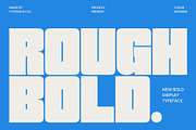 Rough | Bold Sans Serif Font, a Sans Serif Font by Typoraith Co (Thumbnail 1 of 10)