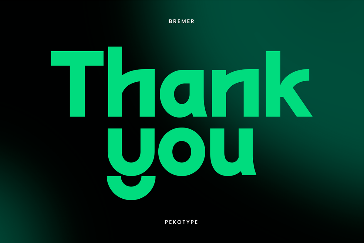 Bremer - Modern Geometric Font, a Sans Serif Font by Pekotype (Photo 15 of 15)