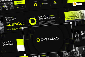 Dynamo Brand Identity Google Slides, a Presentation Template by Loin Studio