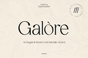Galore - Elegant Modern Serif, a Serif Font by TypeFounder (Thumbnail 12 of 12)