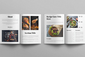 Cook Book Template Recipe Book