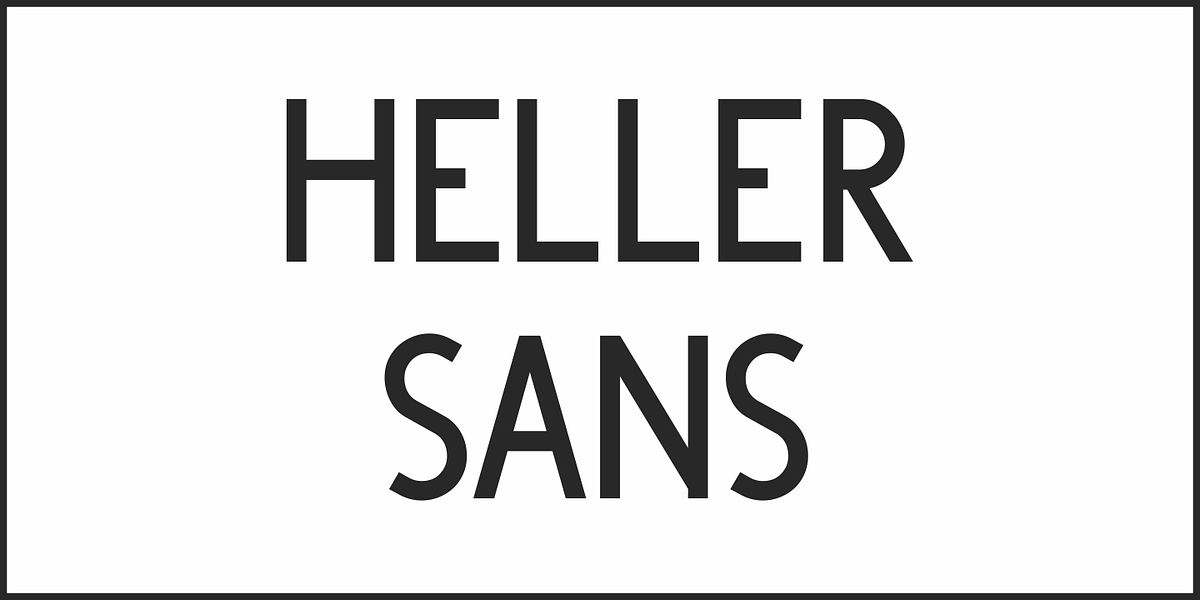 Heller Sans JNL, a Sans Serif Font by Jeff Levine Fonts (Photo 2 of 5)
