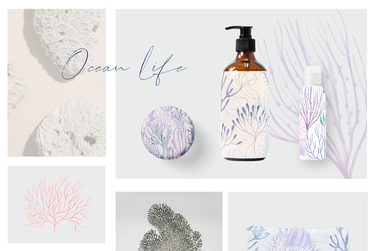 Ocean Life, a Pattern Graphic by mila_leev (Photo 9 of 14)
