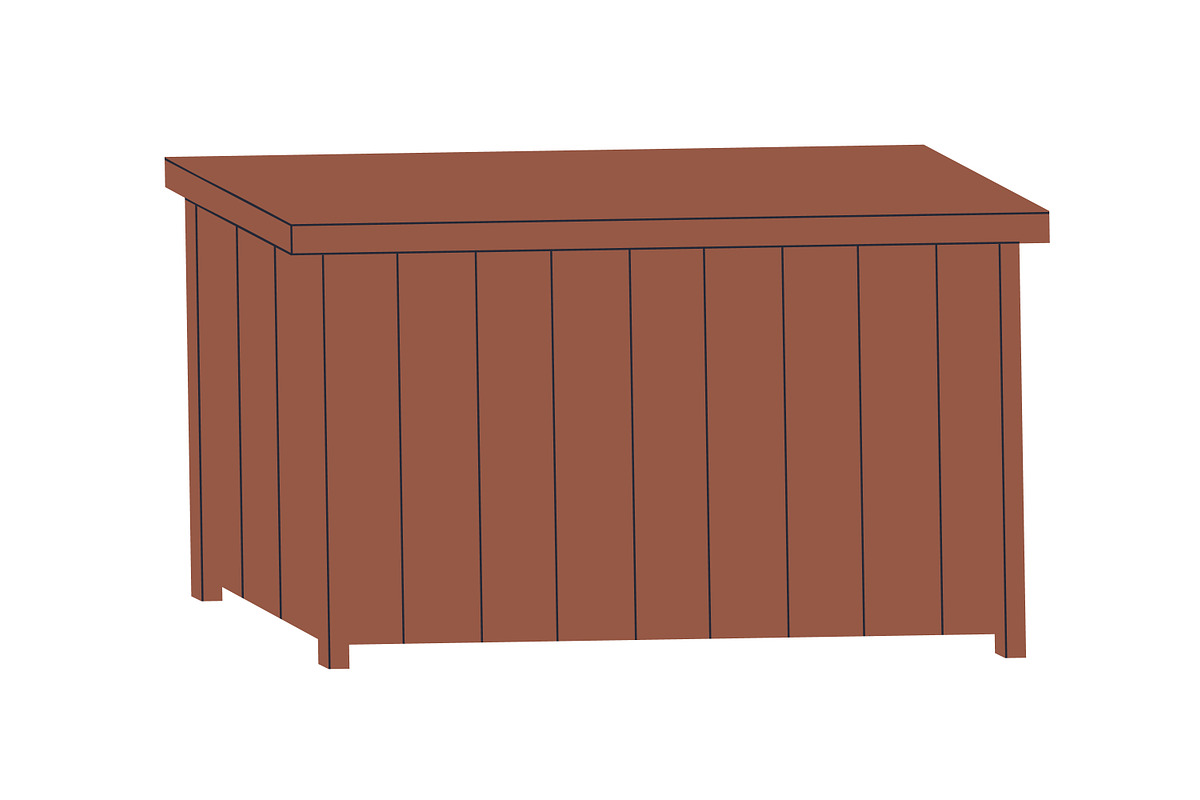 Desks, tables set. Wooden furniture, an Object Illustration by Good Studio (Photo 3 of 9)