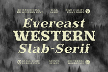 Evereast Western Slab-Serif