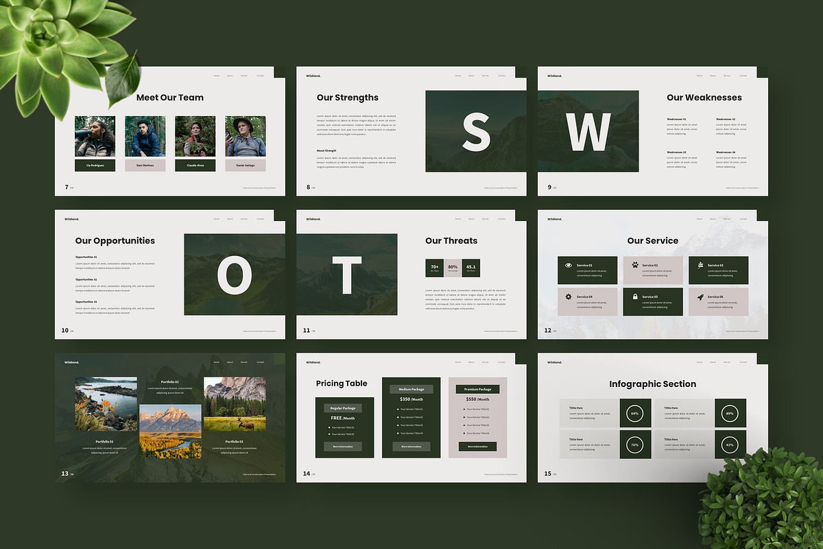 Wildland - Keynote Templates, a Presentation Template by Deepslide Studio (Photo 5 of 7)